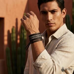 Mexican hand made bracelet  one of a kind  s-med -lg size